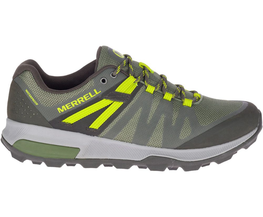 Tenis Homem - Merrell Zion Fst Waterproof - Verde Oliva - DSB980421